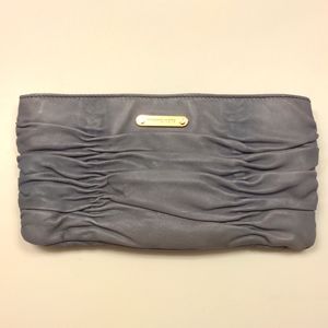 Michael Kors Powder Blue Leather Clutch